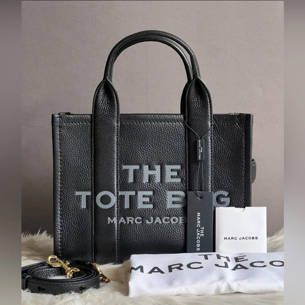 H009L01SP21 - Marc Jacobs The Leather Mini Tote Bag - Picture 15 of 16
